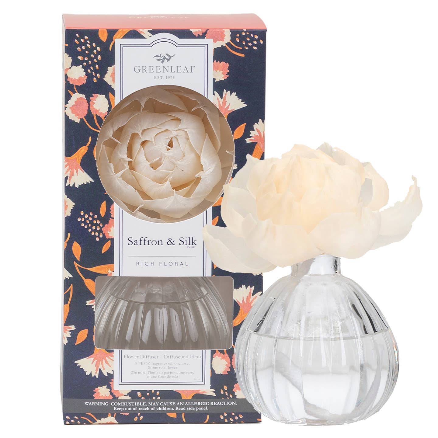 Saffron & Silk Flower Diffuser